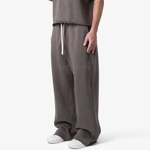 Premium Quality Best Selling <b>Men</b> <b>Flare</b> <b>Trousers</b> Straight Casual Eco-Friendly Breathable Cotton/Polyester Solid Color Comfortable - Product Image 2