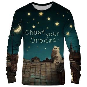 Custom Women 100% Cotton Heavy <b>Weight</b> O-neck Fleece Pullover Women Sublimation Sweatshirt Plus Size Winter Quick Dry Breathable - Product Image 5