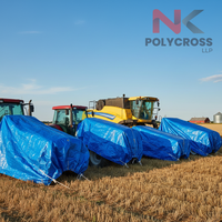 Bâche de protection pour équipement agricole extérieur, résistante aux déchirures et aux UV, pour tracteurs, moissonneuses-batteuses et machines agricoles