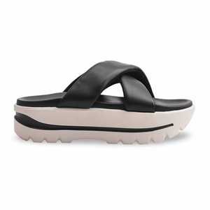 Pantoufles noires à imprimé animal PU0372 - Product Image 4