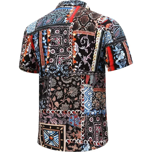 Chemise hawaïenne pour fête sur la plage, design personnalisé, décontractée, à boutons, imprimé floral, chemise hawaïenne pour homme, chemise hawaïenne florale pour homme - Product Image 5