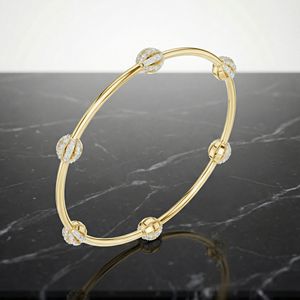 Pulsera Minimalista de Plata de Ley con Diamantes en Oro Rosa, Estilo Clásico con Diseño Elegante, Regalo para Mujer - Product Image 4