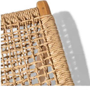 Minimalist style Bar Chair <b>Stool</b> Teak Wood Frame Material and Woven <b>Seat</b> For Home Bar Furniture Decoration - Product Image 6