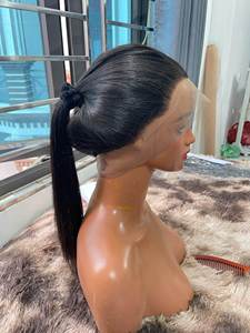 Straight Lace Front <b>Wig</b> 100% Vietnamese Human Hair Light <b>Brown</b> Lace Glueless Wear Natural Long Pre-Plucked Wholesale - Product Image 4