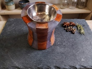 Quemador de Incienso de Sándalo Chino con Aspecto de Mármol y Tapa de Madera, Quemador de Aromaterapia Religioso, Decoración de Escritorio con Logotipo Personalizado - Product Image 4