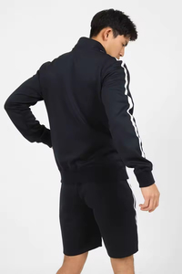 Conjunto de Chaqueta Cortavientos y Pantalones Cortos Personalizables de Talla Grande, Casuales, Sólidos, hasta la Rodilla, para Hombre, Verano, Dos Piezas, 100% Algodón - Product Image 4