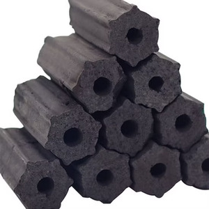 Briquettes de charbon de bambou noir avec 85% de teneur en carbone et une valeur calorifique de 7000-8000 Kcal/kg - Product Image 1