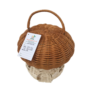 Straw Bags Handmade Woven Beach Cross Body Bag Circle <b>Handbag</b> Mini <b>Handbag</b> Shooting Children Props Rattan Basket - Product Image 2