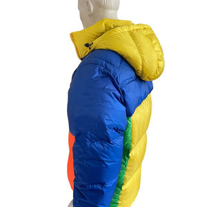 Veste d'hiver pour homme, design personnalisé OEM, nouvelle mode, veste matelassée en duvet, chaude, respirante, avec capuche, pour l'hiver - Product Image 3