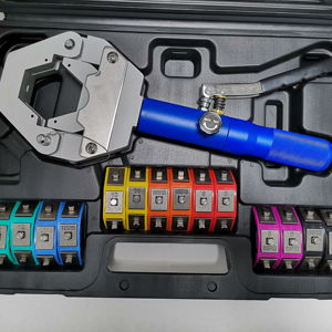 Kit de Herramientas Manuales Hidráulicas para Prensar Mangueras de <span class=keywords><strong>Aire</strong></span> <span class=keywords><strong>Acondicionado</strong></span> con 7 Matrices para Reparación de Mangueras de <span class=keywords><strong>Aire</strong></span> <span class=keywords><strong>Acondicionado</strong></span> de Automóviles - Product Image 2