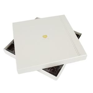 Custom Eco-Friendly Handmade Luxury Gift Packaging <b>Box</b> Chocolate Personalized Paper Base Transparent <b>Plastic</b> Lining Tray Cold - Product Image 2