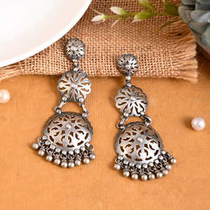 Meera Jaipur Long <b>Fashion</b> <b>Earrings</b> - Product Image 2