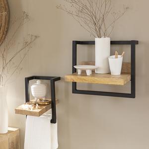 Étagère murale en bois de manguier Vandana Optima Stellar Small - Product Image 1