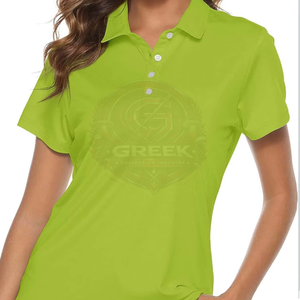 Premium Casual <b>Women's</b> for Shirts Lightweight Breathable Moisture Wicking Sports Golf Workwear Appliques Buttons Customizable - Product Image 1
