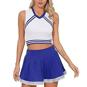 Robe de cheerleading en tissu extensible léger, coupe confortable pour les entraînements et les spectacles d'équipe - Product Image 1