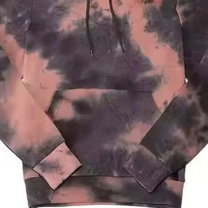 Nouveaux sweats à capuche tie-dye de style hivernal, couleur unie, personnalisables, respirants, en polaire, couleur personnalisée, prix de gros - Product Image 4