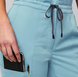 Ensemble de Blouse et Pantalon Médical Unisexe en Toile de Coton Respirante de Haute Qualité, Lavable, pour Hôpital et Soins Infirmiers, Uniforme de Détection d'Aiguilles - Product Image 5