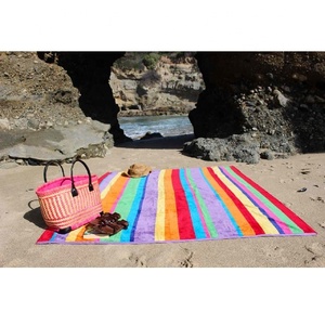 Beach <b>Towel</b> Cotton Creative Printed Soft <b>Bath</b> for Travel Blanket Swimming Summer Outdoor Made of Organic Yarn GOTS Certified - Product Image 4