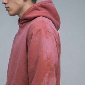 Sudaderas con capucha personalizadas para hombre, de tejido grueso y cómodo, con efecto descolorido por el sol, 100% algodón, forro polar, talla grande. - Product Image 3