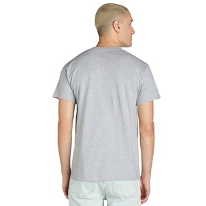 OEM Premium Quality Fashionable Plus Size Men's O-Neck Casual Breathable Eco-Friendly Quick Dry 100% Cotton Jersey Custom - Product Image 3