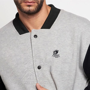 เสื้อแจ็คเก็ตเลตเตอร์แมนสไตล์สตรีทแวร์สุดสบาย คลาสสิก ลำลอง พร้อมกระดุมแป๊ก - Product Image 6