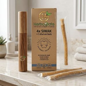 ไม้สีวัก (Siwak/Miswak) แพ็ค 12 ชิ้น ผลิตภัณฑ์ทำความสะอาดช่องปากจากธรรมชาติ พร้อมคุณประโยชน์การทำความสะอาดแบบดั้งเดิม เพื่อลมหายใจสดชื่น ฟันสุขภาพดี - Product Image 1
