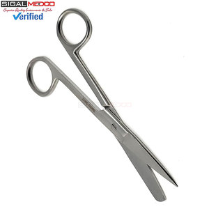 กรรไกรผ่าตัดสแตนเลสแบบใช้มือ ขนาด 5.5 นิ้ว ปลายตรง/ปลายทู่ อุปกรณ์ผ่าตัดสำหรับตัดเนื้อเยื่ออย่างแม่นยำ ได้รับมาตรฐาน CE - Product Image 4