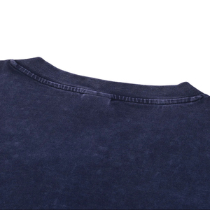 T-shirt en coton uni à manches courtes et col en V pour homme, coupe classique, style décontracté - Product Image 6