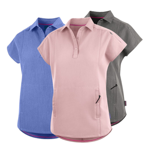 Medical <b>Scrub</b> Tops Nurse Hospital Uniform V Neck Unisex Spandex Fleece Breathable Custom Logo Scanza Enterprises Manufacturer - Product Image 4