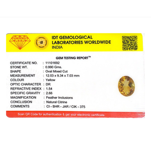 4.95 Carat Natural Golden Citrine Loose Gemstone Pear Cut for Fine Jewelry - Product Image 4