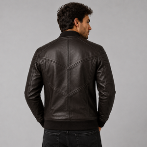 Nouvelle conception, veste en cuir véritable pour homme, couleur tendance, veste en cuir pour homme de haute qualité, vente en gros de vestes en cuir pour homme - Product Image 1