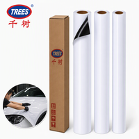 Rouleau de vinyle auto-adhésif noir brillant amovible pour covering automobile, sans résidu, imprimable en extérieur, vente en gros, OEM personnalisé