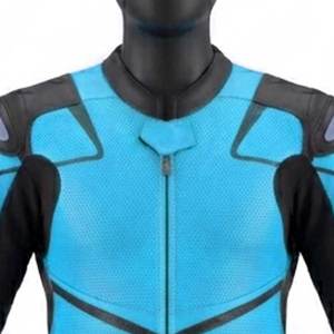 ชุดหนังขี่มอเตอร์ไซค์ผู้ชายคุณภาพสูง ออกแบบตามสั่ง ไซส์ใหญ่ หลายสี ราคาขายส่ง ชุดแข่งรถมอเตอร์ไซค์หนังสำหรับผู้ชาย - Product Image 4