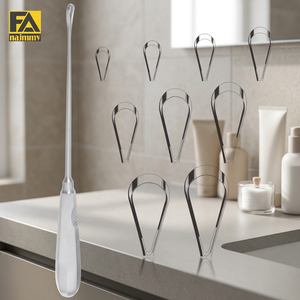 Ensemble de curettes utérines Recamier de haute qualité, 10 pièces, instrument chirurgical, utilisation manuelle, classe I, CE ISO13485 - Product Image 2