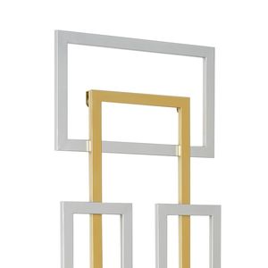 Set di decorazioni da parete moderne in oro e argento, - Product Image 3