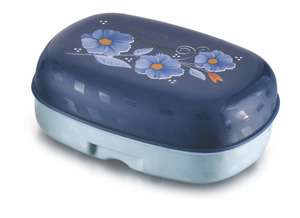 Reliance Plastic Jabonera Moderna de Plástico con Tapa, Diseño de Estrellas, Antideslizante, Accesorio de Baño, Color Rosa, Funciona con Electricidad - Product Image 3