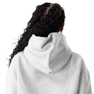 Sudadera de Forro Polar para Mujer, Color Gris Claro, Manga Larga, Informal, para Hacer Ejercicio, Gimnasio, Ropa Deportiva, Suave, Cómoda, Corte Holgado, con Capucha - Product Image 5