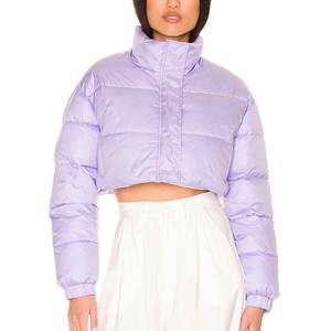 Veste courte matelassée imperméable pour femme, tissu résistant à l'eau, manteau d'hiver, veste courte à bulles pour les activités de plein air - Product Image 1