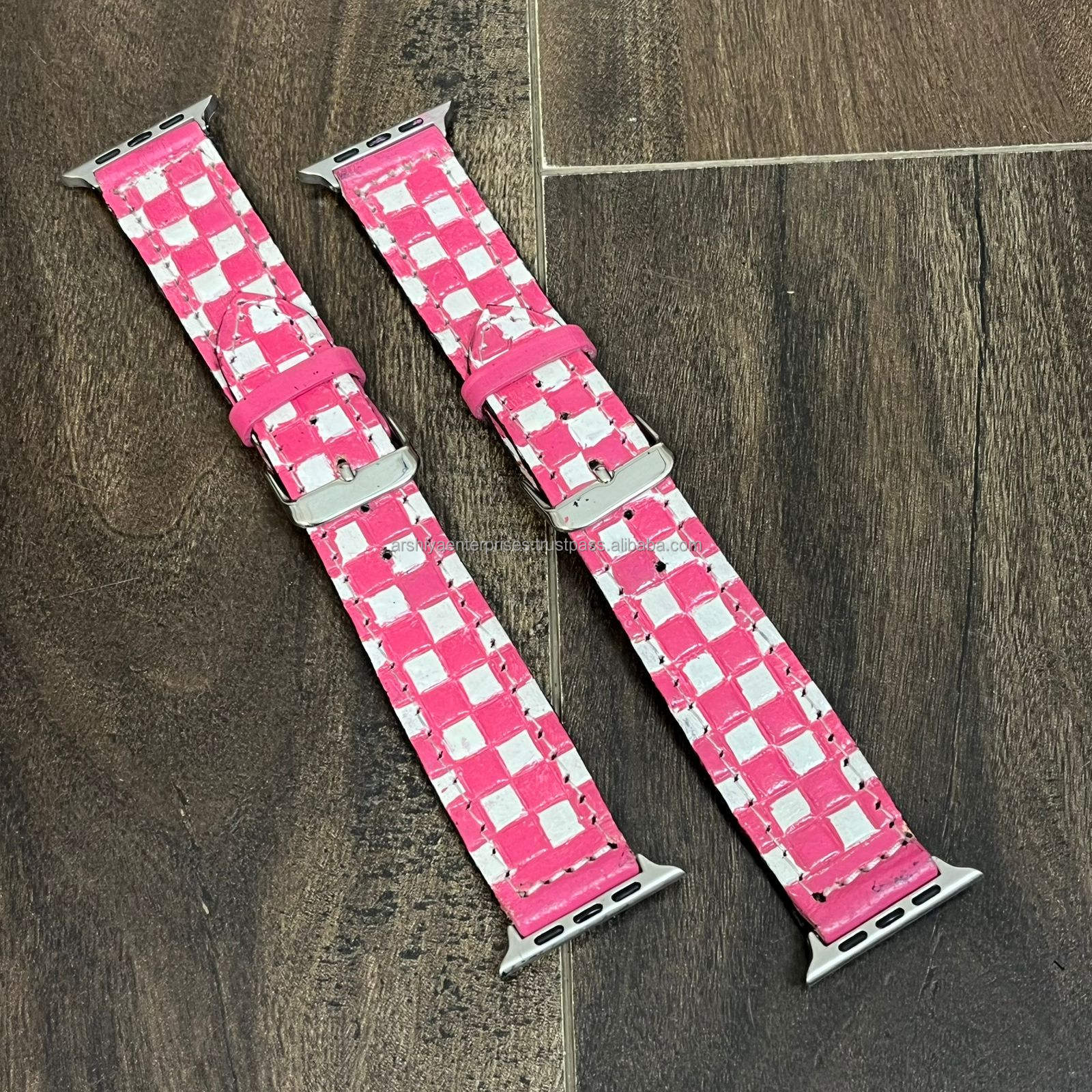 Pink & White Checkered