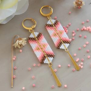 Pendientes de Cuentas de Superficie Plana, Estilo Moderno, Color Sólido, Artículo Personalizado de Fábrica al por Mayor - Product Image 1