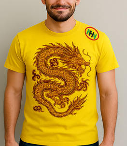 เสื้อยืดคอตตอน 100% พิมพ์ลายสกรีน แฟชั่นสำหรับทุกเพศทุกวัย ไซส์ใหญ่ ระบายอากาศได้ดี รับผลิตเสื้อยืดพร้อมสกรีนโลโก้ ขายส่ง - Product Image 5