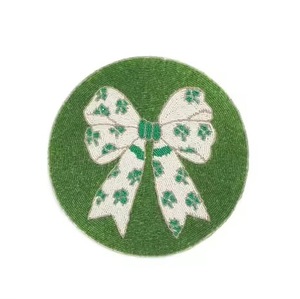beaded placemat Mimosa Flower Beaded Placemat Mat Mat featuring a <b>butterfly</b> design <b>Butterfly</b> Design Embroidered <b>Dining</b> Mat - Product Image 6