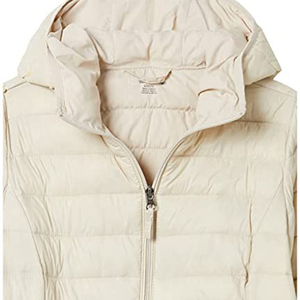 Custom Made Women Hooded Puffer Jacket Winter Warm Thick Zip-Up Solid Color Women Padded Puffer Jacket - Product Image 5
