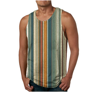 Camiseta sin Mangas para Hombre 2026, Diseño Moderno, Holgada, con Estampado Digital de Calavera, para Uso Casual o en el Gimnasio, con Nuevos Diseños - Product Image 1