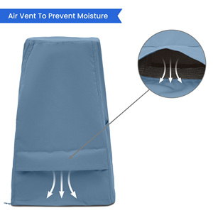 Housses de siège en gros pour tabourets ronds, housses personnalisées pour mobilier d'extérieur, imperméables et résistantes aux UV, OEM/ODM acceptés - Product Image 4