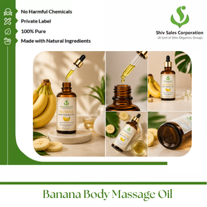 Aceite de Masaje Corporal de Plátano de Primera Calidad para un Cuerpo Suave y una Colección de Productos de Cuidado Personal de Lujo - Product Image 6