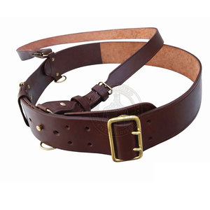 Cinturón Sam Browne Hecho a Medida con Correa Ajustable de Cuero Vacuno y Hebilla Segura, Estilo Casual para Ropa Clásica - Product Image 5