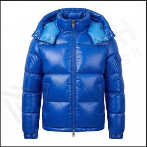 2025 invierno Pakistán Casual diseño frontal personalizado impermeable ecológico Regular Puffer algodón Unisex chaqueta moda elegante Moto - Product Image 2