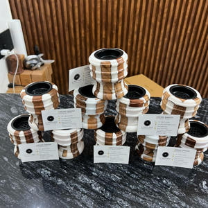 Brûleur d'encens religieux en résine époxy et bois de qualité supérieure par sublimation pour Bakhoor Oud et décoration intérieure faite à la main en Inde - Product Image 5