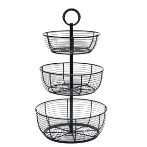 Cesta de Almacenamiento Metálica Rectangular Profunda, Contenedor de Alambre Resistente para Organización de Despensa - Product Image 2